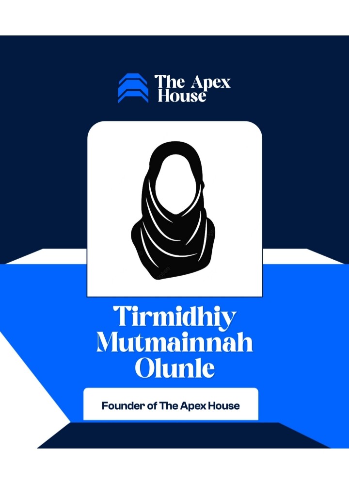 Portrait of The Apex House founder Tirmidhiy Mutmainnah Olunle